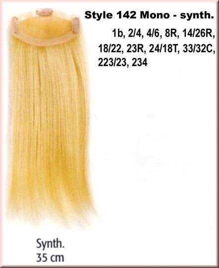 STYLE 142 MONO - SYNTHETIC Haarlänge 35 cm